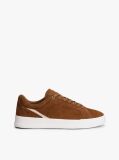 Brown Suede Court Trainers  Men