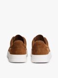 Brown Suede Court Trainers  Men