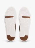 Brown Suede Court Trainers  Men