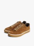 Brown Luxe Suede Trainers  Men