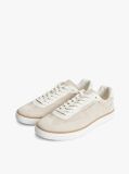 Beige Luxe Suede Trainers  Men