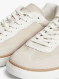 Beige Luxe Suede Trainers  Men