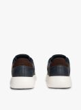Blue Leather Cupsole Trainers  Men