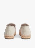 Beige Knit Flexible Espadrilles  Men
