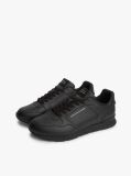 Black Logo Lightweight Trainers With Leather  Men