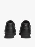 Black Logo Lightweight Trainers With Leather  Men