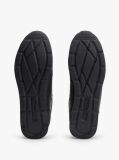 Black Logo Lightweight Trainers With Leather  Men