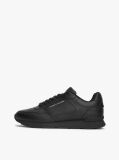 Black Logo Lightweight Trainers With Leather  Men