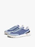 Blue Retro Mixed Texture Chunky Cleat Trainers  Men