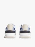 Blue Retro Mixed Texture Chunky Cleat Trainers  Men