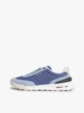 Blue Retro Mixed Texture Chunky Cleat Trainers  Men