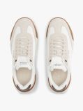 Beige Retro Mixed Texture Chunky Cleat Trainers  Men