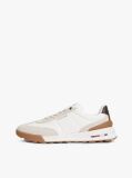 Beige Retro Mixed Texture Chunky Cleat Trainers  Men