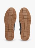 Blue Suede Mixed Texture Trainers  Men
