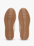 Beige Suede Mixed Texture Trainers  Men