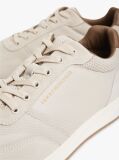 Beige Suede Mixed Texture Trainers  Men