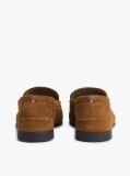 Καφέ Σουέτ Loafers Με Λογότυπο Και Tassel  Άνδρες