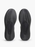 Black Chunky Leather Sneakers  Men