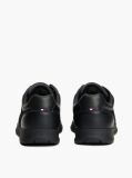 Black TH Monogram Leather Runner Sneakers  Men
