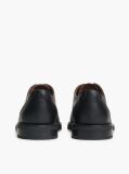 Black Pebble Grain Leather Derby Shoes  Men