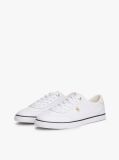 Άσπρο Δερμάτινα Δετά Sneakers Με Μονόγραμμα  Γυναίκες