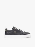 Μαύρο Δερμάτινα Sneakers Με Μονόγραμμα TH  Γυναίκες