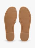 Blue Canvas TH Monogram Stripe Espadrille Mules  Women
