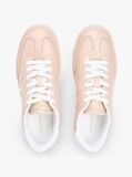 Pink TH Monogram Metallic Trainers With Leather  Women