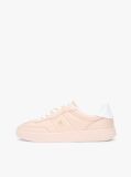 Pink TH Monogram Metallic Trainers With Leather  Women