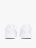 White TH Monogram Metallic Trainers With Leather  Women