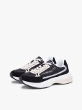 Black Suede Chunky Lace-Up Trainers  Women