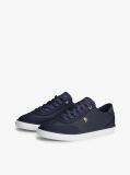 Blue Leather TH Monogram Vulcanised Trainers  Women