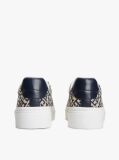 Blue TH Monogram Platform Textile Trainers  Women