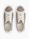 Multi TH Monogram Platform Textile Trainers  Women