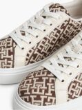 Multi TH Monogram Platform Textile Trainers  Women