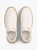 Beige TH Monogram Leather Trainers  Women