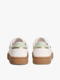Beige TH Monogram Leather Trainers  Women