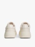 Beige TH Monogram Mixed Texture Leather Trainers  Women