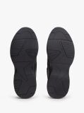 Black TH Monogram Mixed Texture Leather Trainers  Women