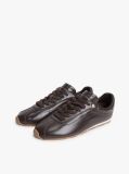 Brown TH Monogram Plaque Leather Trainers  Women