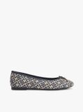 Blue Jacquard Ballerinas  Women