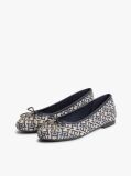 Blue Jacquard Ballerinas  Women
