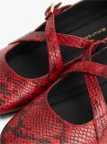 Multi Δερμάτινες Μπαλαρίνες Mary Jane Με Snake Σχέδιο  Γυναίκες