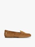 Brown TH Monogram Flexible Suede Loafer Ballerinas  Women