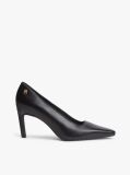 Black TH Monogram Leather High Heels  Women