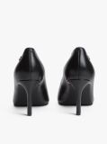 Black TH Monogram Leather High Heels  Women
