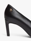 Black TH Monogram Leather High Heels  Women