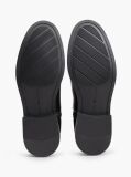 Black TH Monogram Embossed Leather Ankle Boots  Women