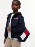 Blue Signature Colour-Blocked Textile Lunch Box  Kids Unisex
