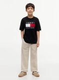 Μαύρο T-Shirt Με Heritage Σημαιάκι  Αγόρια